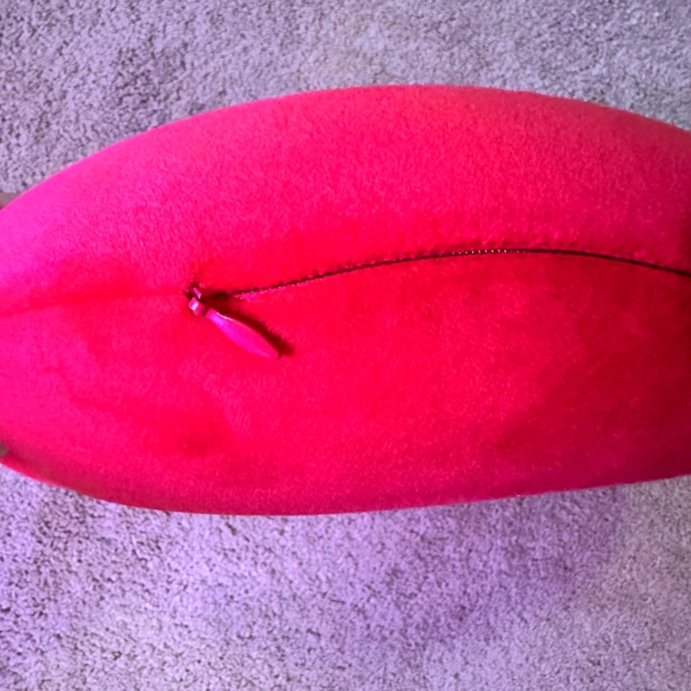 Kids Brookstone Red Memory Foam Travel Neck Pillow - Picture 3 of 4
